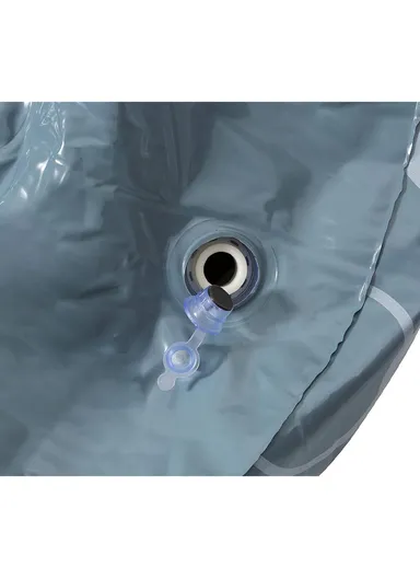 Single Flocking Inflatable Sofa 100Kg Max Load 75052 112x112x66cm - Red