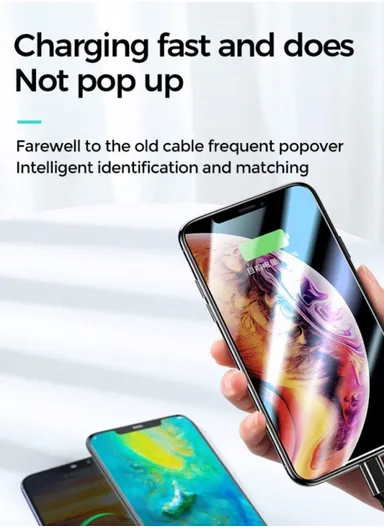  S-L422 Prime Series 2 in 1 USB | 2x Lightning 3A Fast Charging Cable 1.2m