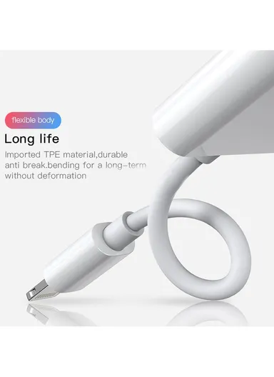 1.5A Lightning ABS Port To Double Lightning Port Music &amp; Charging Converter S-Y104