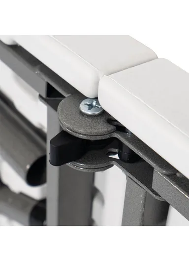 122cm Foldable Portable Easy-to Setup Multiple Use Centerfold Table HQ-Z122 (L122 x W60 x H74)cm - White