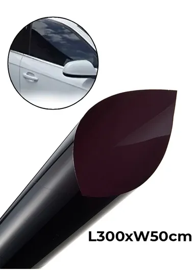 Solar Window Film Dark Black (L300 x W50)cm - Fumé