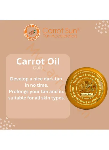 350ML Carrot Sun Gold Tanning Cream 