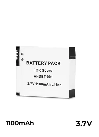 Beston Brand Battery Compatible with GoPro HERO 2 AHDBT-001 1100mAh 3.7V  