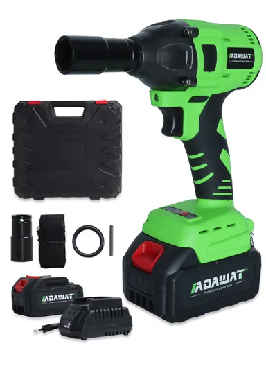 1/2 Inch 320N.m 2800RPM Cordless Brushless Impact Wrench for Car Tires with Two 48V 6.0Ah Li-Ion Batteries  AD-48