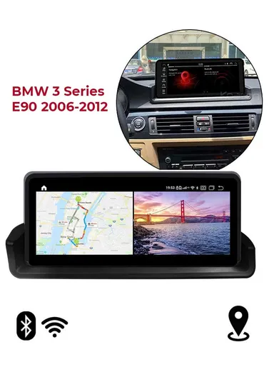 Free Installation Included  + 10-inch 2G+32GB Touch &amp; Panel Control Car Multi-Media Player Android-10 with GPS with Parking Function BMW 3 Series E90 2006-2012