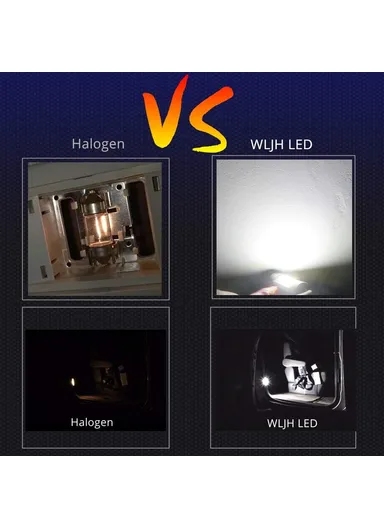 4-SMD 0.36W White LED 41mm Universal Car Interior LED Light Bulb - 10PCS