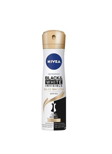 Black &amp; White Invisible Silky Deodorant Spray for Woman 150ml