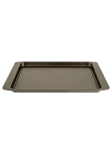Non-Stick Carbon Steel Lacquer Easy Grip Baking Pan J1627145 (L26.5 x W36 x H3.4)cm