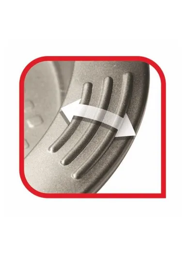 23cm Carbon Steel Lacquer Non-Stick Easy Grip Round Cake Mold J1629645