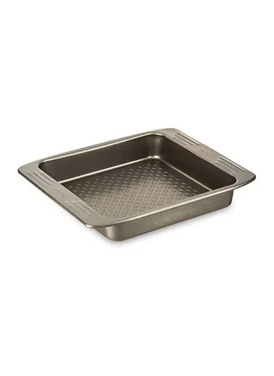 20cm Carbon Steel Lacquer Non-Stick Easy Grip Gold Square Cake Mold J1625244 