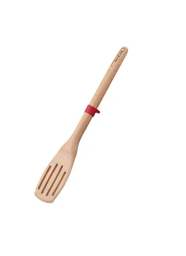 32cm Wood &amp; Silicone Ingenio Slotted Spatula K2303314