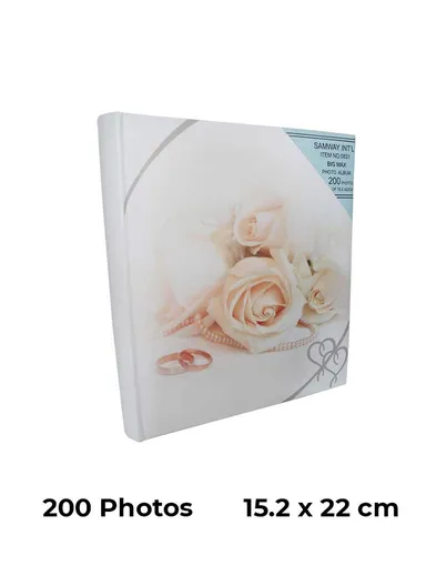 Wedding Album 200 Pictures (Photo Size 15.2 x 22cm)