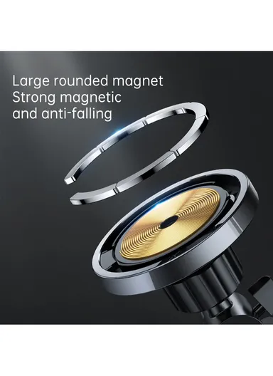 360 ° angle Car Air Vent Magnetic Wireless Charger JR-ZS240 - Black