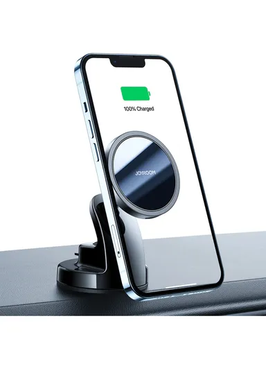 360 ° angle Car Air Vent Magnetic Wireless Charger JR-ZS240 - Black