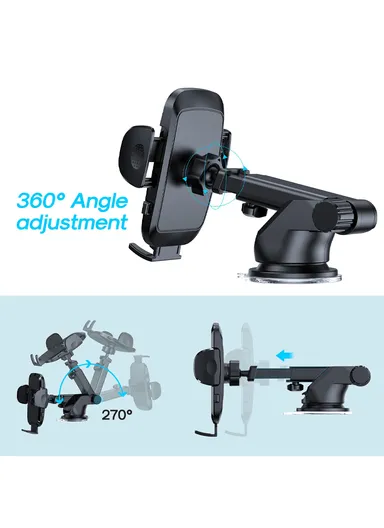360° Rotating Stretching Mechanical Dashboard Car Holder For 4.7-6.7'' Mobile Phones JR-ZS259