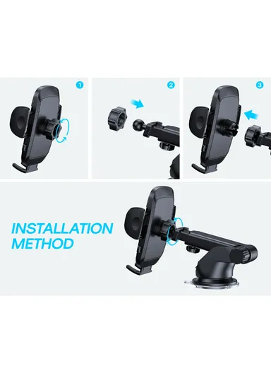 360° Rotating Stretching Mechanical Dashboard Car Holder For 4.7-6.7'' Mobile Phones JR-ZS259