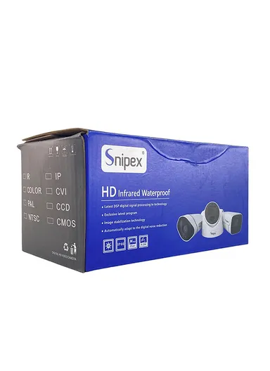 HD Infrared Water Proof Video Camera With Audio Bullet Shape F077BW IP Color Warm Light With POE 2MP