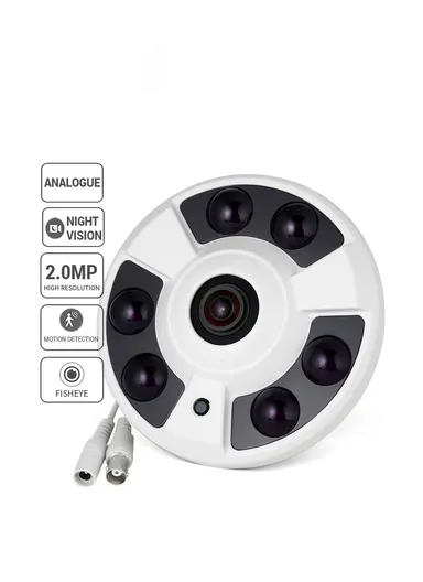 2.0MP 360° Panoramic HD Video Fish Eye Waterproof Camera With Audio F058B2