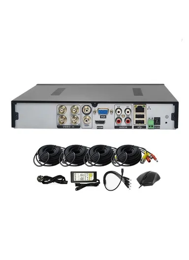 Full HD 8 Channel DVR Kit High Definition Composite Video Interface With Eight 2.0MP Waterproof Cameras With HDMI &amp; 2 USB