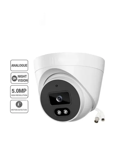 5.0MP HD Infrared Waterproof Video Camera With Audio Dome Shape F076E2