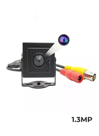 Snipextc Mini CCTV Camera FSS-57 AHD Color 1.3MP With Built-in Stand  