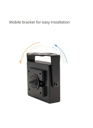 Snipextc Mini CCTV Camera FSS-57 AHD Color 1.3MP With Built-in Stand  