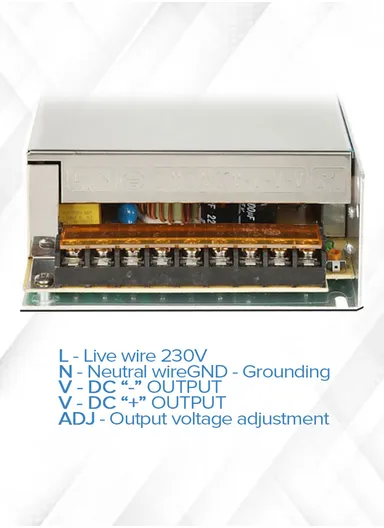 240W Power Supply Adapter AC 110/ 220V To DC 12Volt 20Amp For CCTV Camera Lighting Project