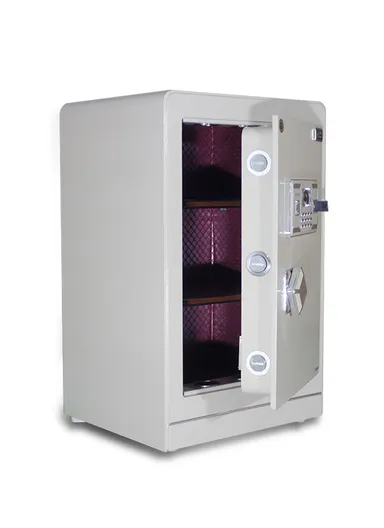 (W42 x D38 x H69)cm 88Kg Baobosi Digital Keypad Heavy Walls Built-in LCD Display &amp; Key Lock 5-Locking Bolts System Safe Box
