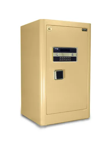 44x38x69cm 80Kg Anti-Theft Fireproof Digital Heavy Duty Steel Built-in LED Display &amp; 6-Locking Bolts Safe Box 