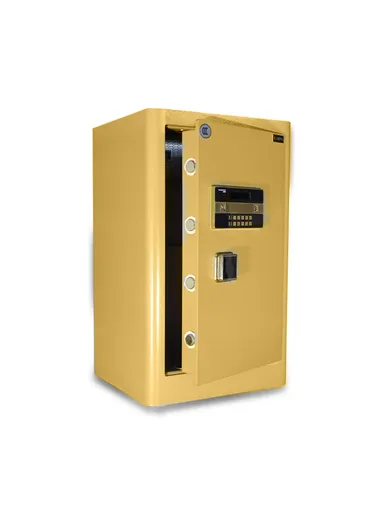 44x38x69cm 80Kg Anti-Theft Fireproof Digital Heavy Duty Steel Built-in LED Display &amp; 6-Locking Bolts Safe Box 