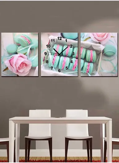 Fashion &amp; Decorative Square MDF Wooden Wall Clock For Home Decor &amp; Living Room 