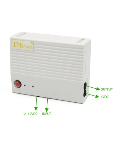 12.5W 5V Built-In Solar Controller DC Uninterruptible Power Supply With 2 Ports Output DC5V Battery 18000mAH/3.7V-White  