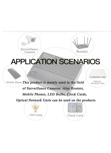 12.5W 5V Built-In Solar Controller DC Uninterruptible Power Supply With 2 Ports Output DC5V Battery 18000mAH/3.7V-White  