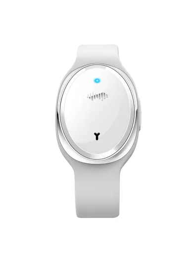 Outdoor Anti-mosquito Wristband, Ultrasonic Mosquito Repellent Bracelet M18 - White