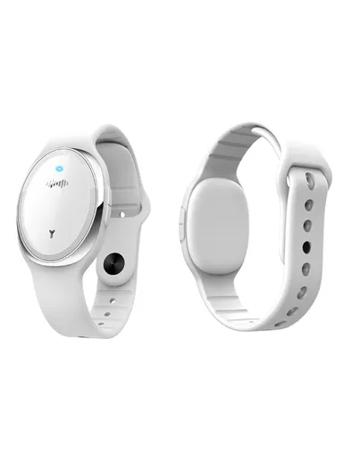 Outdoor Anti-mosquito Wristband, Ultrasonic Mosquito Repellent Bracelet M18 - White