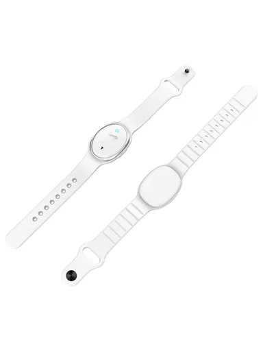 Outdoor Anti-mosquito Wristband, Ultrasonic Mosquito Repellent Bracelet M18 - White