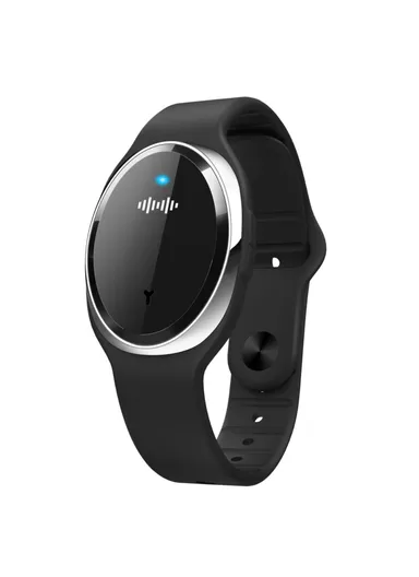 Outdoor Anti-mosquito Wristband, Ultrasonic Mosquito Repellent Bracelet M18 - Black