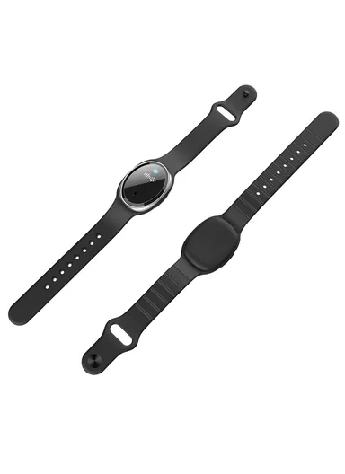 Outdoor Anti-mosquito Wristband, Ultrasonic Mosquito Repellent Bracelet M18 - Black