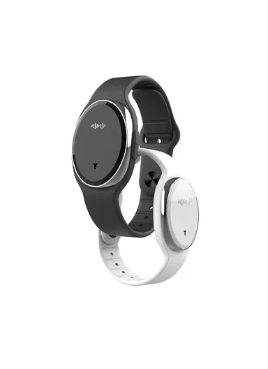 Outdoor Anti-mosquito Wristband, Ultrasonic Mosquito Repellent Bracelet M18 - Black