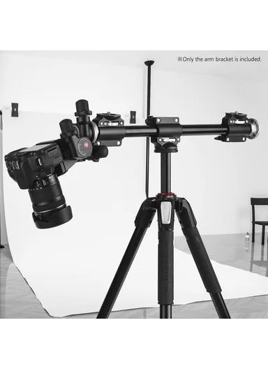 Adjustable Aluminum Alloy Overhead Photography Tripod Stand (L59.8 x W5.8)cm 