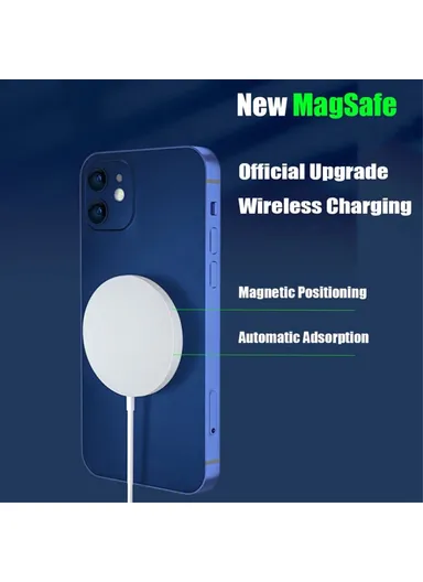 15W Cell Phone Magnetic Wireless Charger Round Qi Wireless Charging Dock