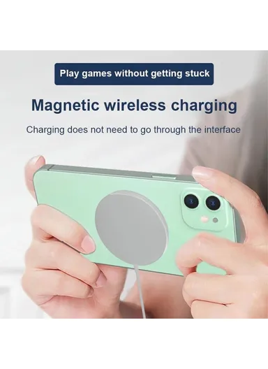 15W Cell Phone Magnetic Wireless Charger Round Qi Wireless Charging Dock