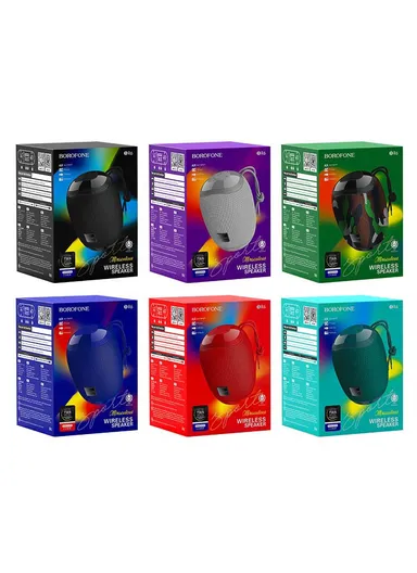 BR6 Wireless Speaker Powerful Sound With Micro USB TF &amp; AUX Line 