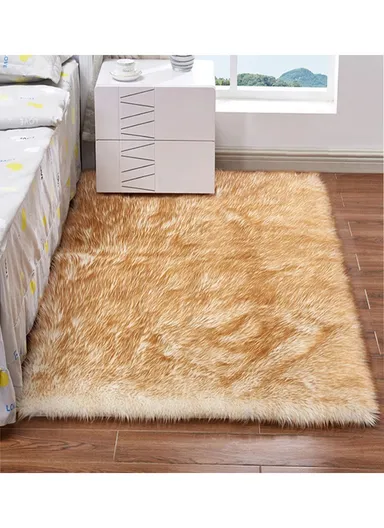 180x120cm Ultra Soft Acrylic Faux Sheepskin Fur Area Modern Shaggy Rug 