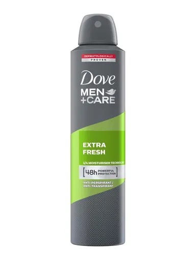Extra Fresh Deodorant 1/4 Moisturiser Technology 48H Powerful Protection With Anti- Perspirant/ Anti- Transparent 250ML For Men