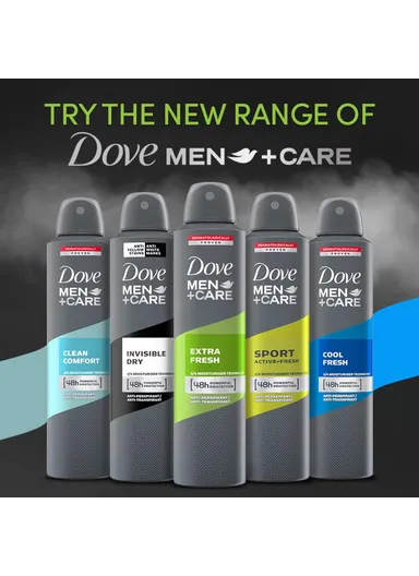 Extra Fresh Deodorant 1/4 Moisturiser Technology 48H Powerful Protection With Anti- Perspirant/ Anti- Transparent 250ML For Men