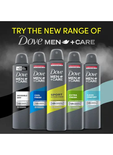 Sport Active + Fresh Deodorant 1/4 Moisturiser Technology 48H Powerful Protection With Anti- Perspirant/ Anti- Transparent 250ML For Men