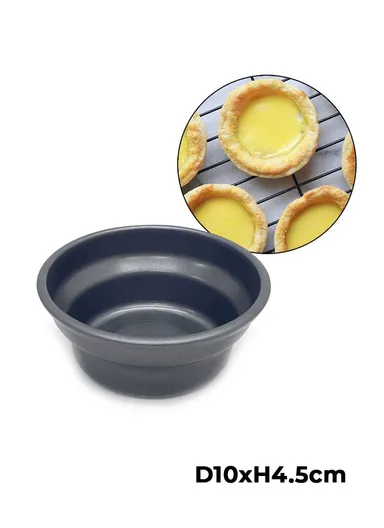 Small Double Layer Egg Tart Cupcake Cake Muffin Mold Tin Pan (D10 x H4.5)cm