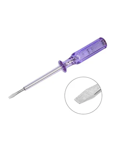 Voltage Tester Screwdriver 100-500V 4mm Flat Head