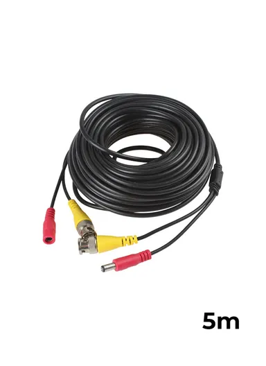 CCTV Cable With BNC &amp; DC - 5m